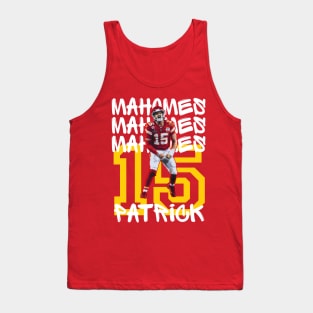 Mahomes chiefs pixel art Tank Top